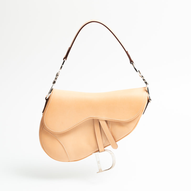 Dior Leather Saddle Bag