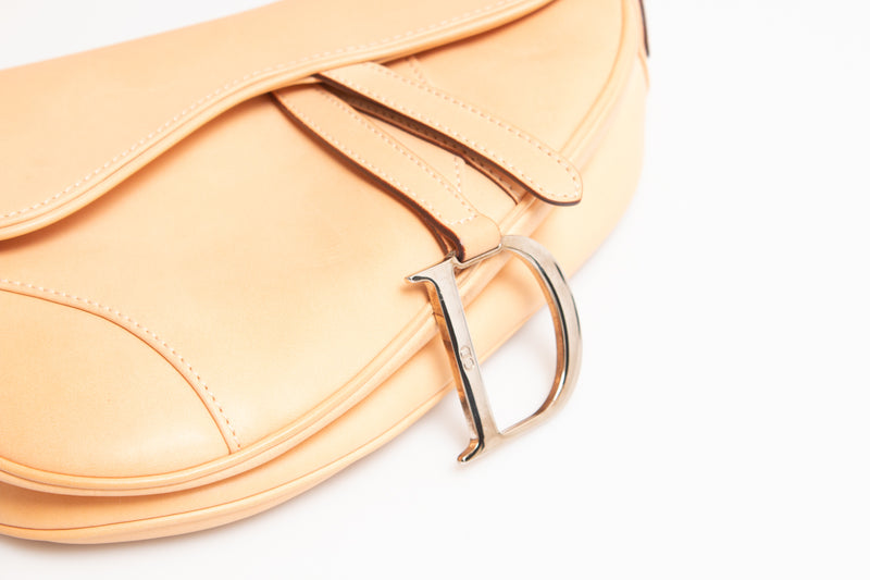 Dior Leather Saddle Bag