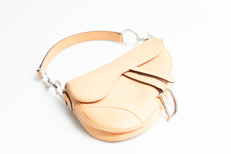 Dior Leather Saddle Bag