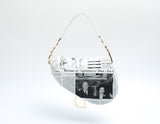 Dior Newspaper Print Saddle Bag