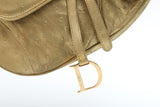 Dior Ostrich Mini Saddle Bag