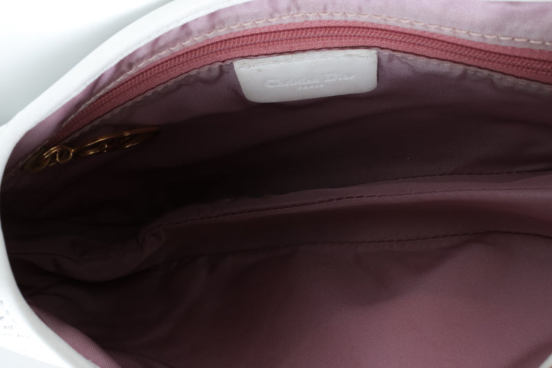 Dior Newspaper Print Saddle Bag