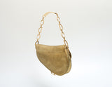Dior Ostrich Mini Saddle Bag