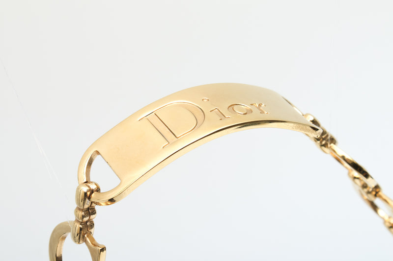 Dior Ostrich Mini Saddle Bag