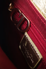 Dior Ostrich Mini Saddle Bag