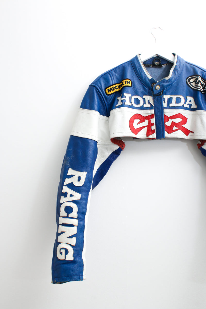 Honda Cropped Leather Jacket