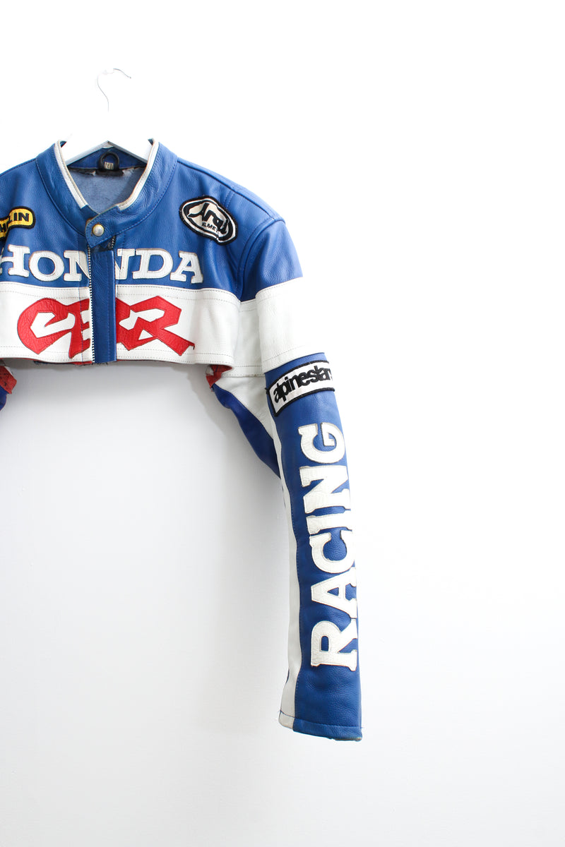 Honda Cropped Leather Jacket