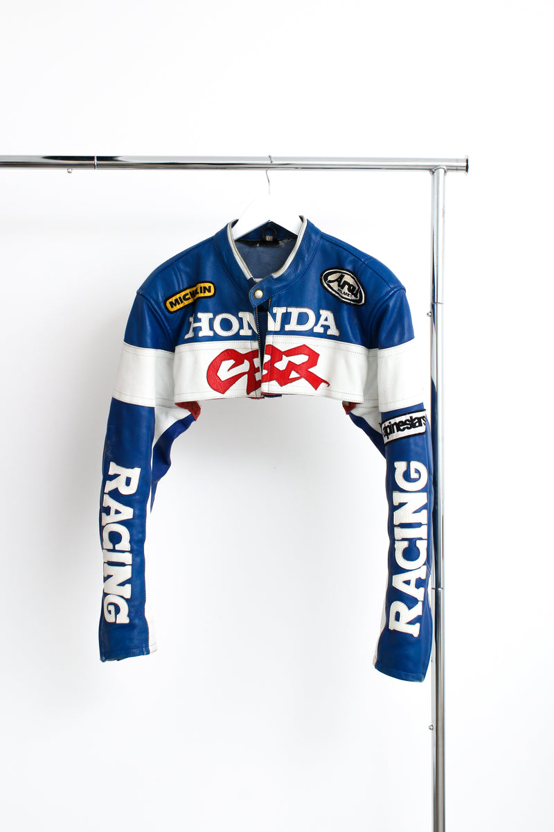 Honda Cropped Leather Jacket