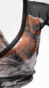 Jean Paul Gaultier Koi Mesh Top