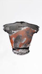 Jean Paul Gaultier Koi Mesh Top