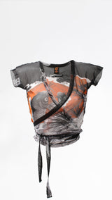 Jean Paul Gaultier Koi Mesh Top