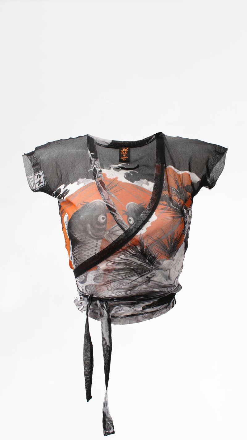 Jean Paul Gaultier Koi Mesh Top