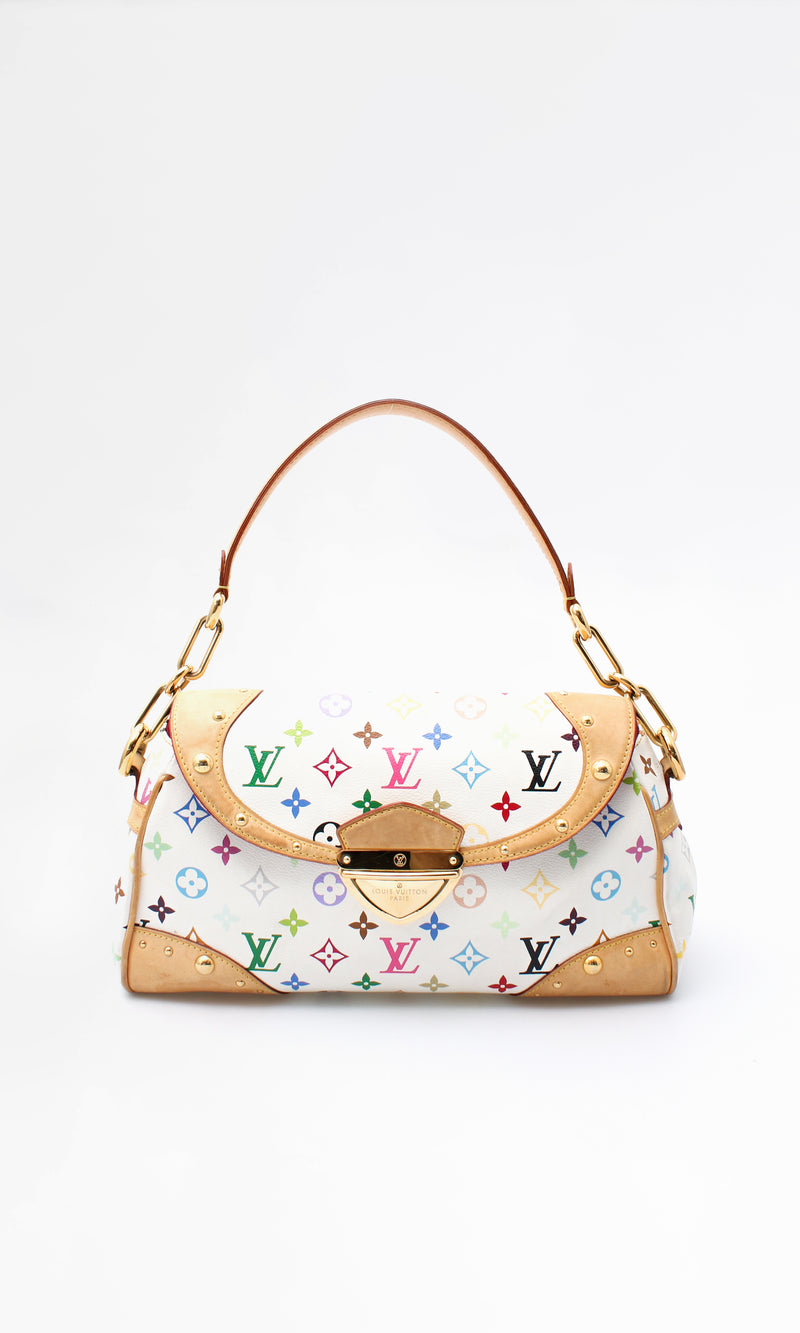 Louis Vuitton x Takashi Murakami Monogram Beverly MM Bag
