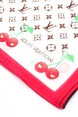 Louis Vuitton X Takashi Murakami Monogram Cherry Scarf