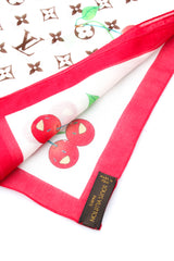 Louis Vuitton X Takashi Murakami Monogram Cherry Scarf