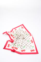 Louis Vuitton X Takashi Murakami Monogram Cherry Scarf
