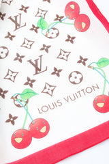 Louis Vuitton X Takashi Murakami Monogram Cherry Scarf