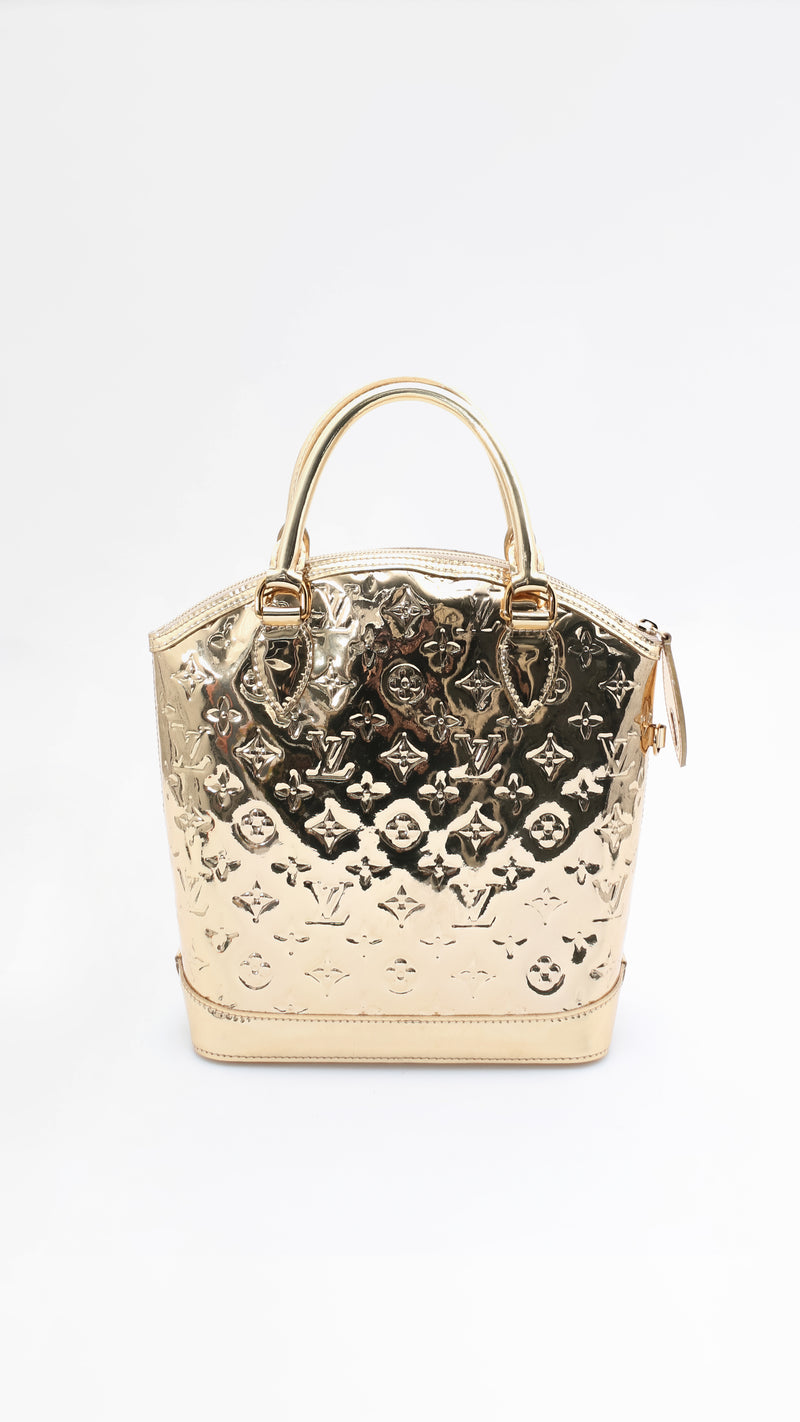 Louis Vuitton Miroir Lockit Vertical Patent Bag