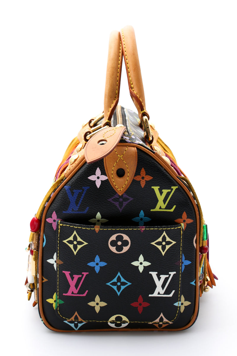 Louis Vuitton X Takashi Murakami Monogram Fringe Speedy 25