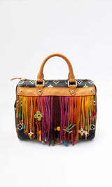 Louis Vuitton X Takashi Murakami Monogram Fringe Speedy 25