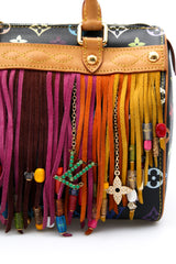 Louis Vuitton X Takashi Murakami Monogram Fringe Speedy 25