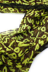 Louis Vuitton X Stephen Sprouse Monogram Graffiti Scarf