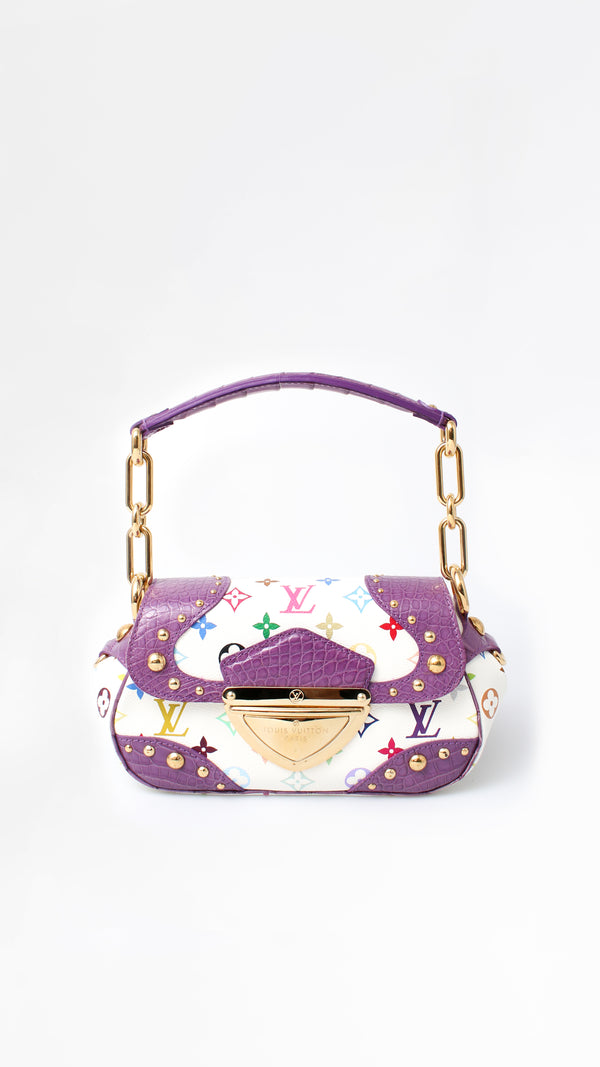 Louis Vuitton X Takashi Murakami Monogram Croc Marilyn Bag