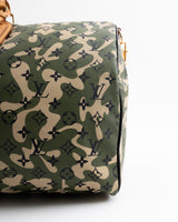 Louis Vuitton X Takashi Murakami Monogramouflage Keepall Bandouliere 55