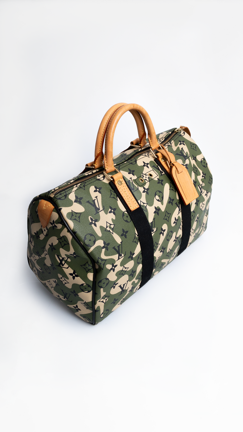 Louis Vuitton X Takashi Murakami Monogramouflage Speedy 35