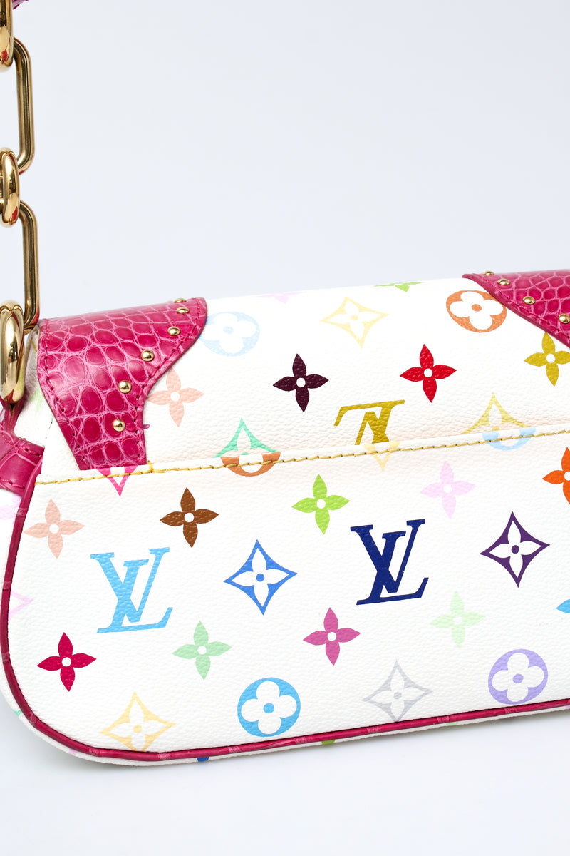 Louis Vuitton X Takashi Murakami Monogram Croc Marilyn Bag