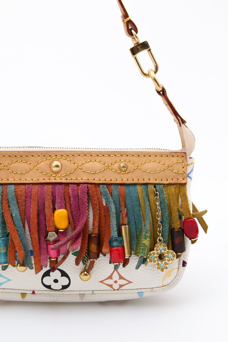 Louis Vuitton X Takashi Murakami Monogram Fringe Mini Pochette