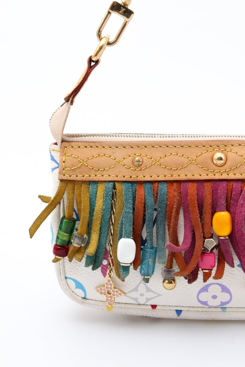 Louis Vuitton X Takashi Murakami Monogram Fringe Mini Pochette