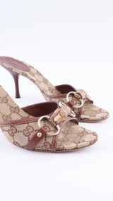 Gucci Bamboo Horsebit Heels - EU 37.5