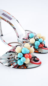 Emilio Pucci Beaded Embellished Heels - EU 40