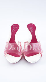 Dior Logo Jelly Heels  - EU 40.5