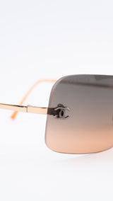 Chanel Rimless Sunglasses