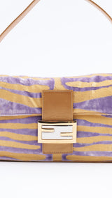 Fendi Zebra Printed Baguette