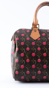 Louis Vuitton X Takashi Murakami Monogram Cherry Cerises Speedy 25