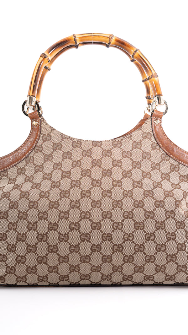 Gucci Monogram Bamboo Bag
