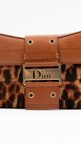 Dior Pony Hair Street Chic Columbus Bag