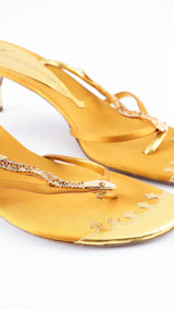 Giuseppe Zanotti Rhinestone Snake Heels - EU 39