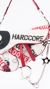 Dior Hardcore Pierced Saddle Bag