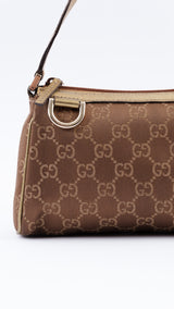 Gucci Monogram D-Ring Pochette