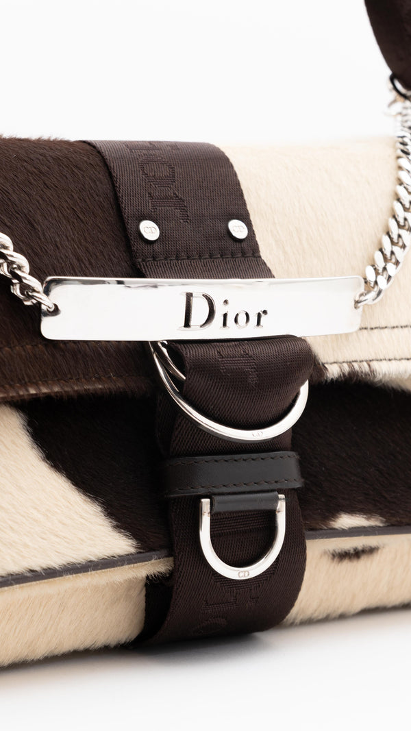 Dior Hardcore Pony Hair Shoulder Bag
