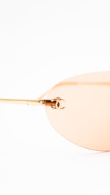 Chanel Rimless Sunglasses