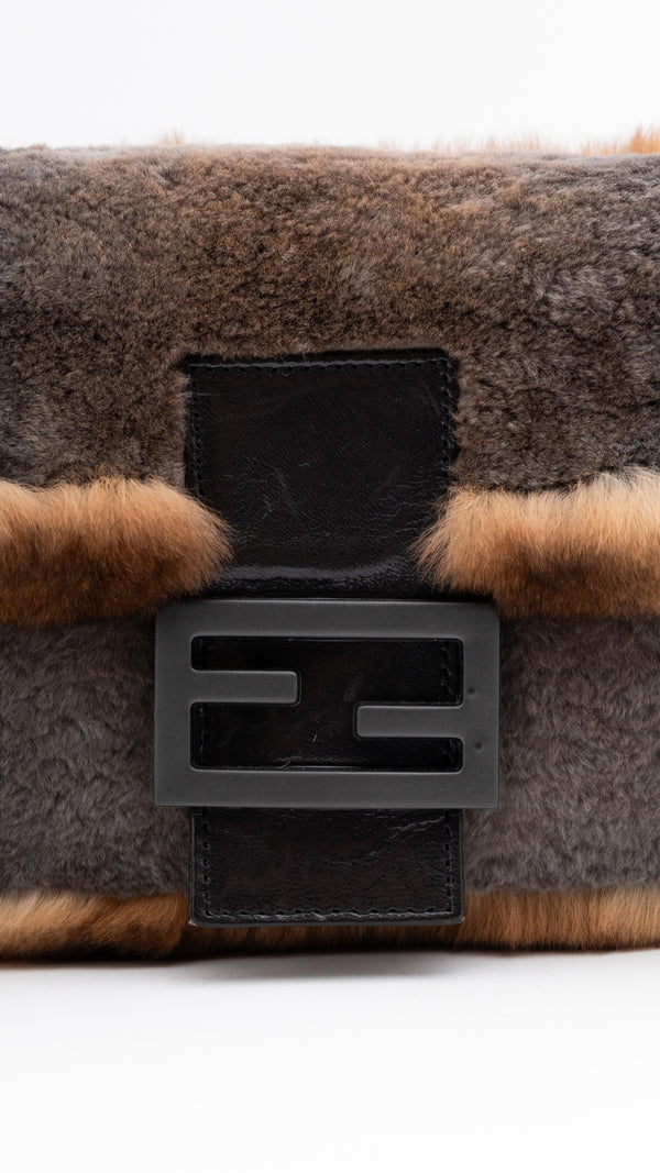 Fendi Fur Baguette Bag
