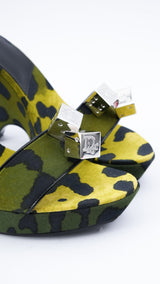 Dior Gambler Dice Wedge Heels - EU 36.5