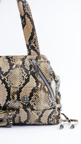 Chrome Hearts JJ Dean Python Snakeskin Leather Bag