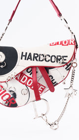 Dior Hardcore Pierced Saddle Bag