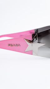 Prada Rimless Sunglasses